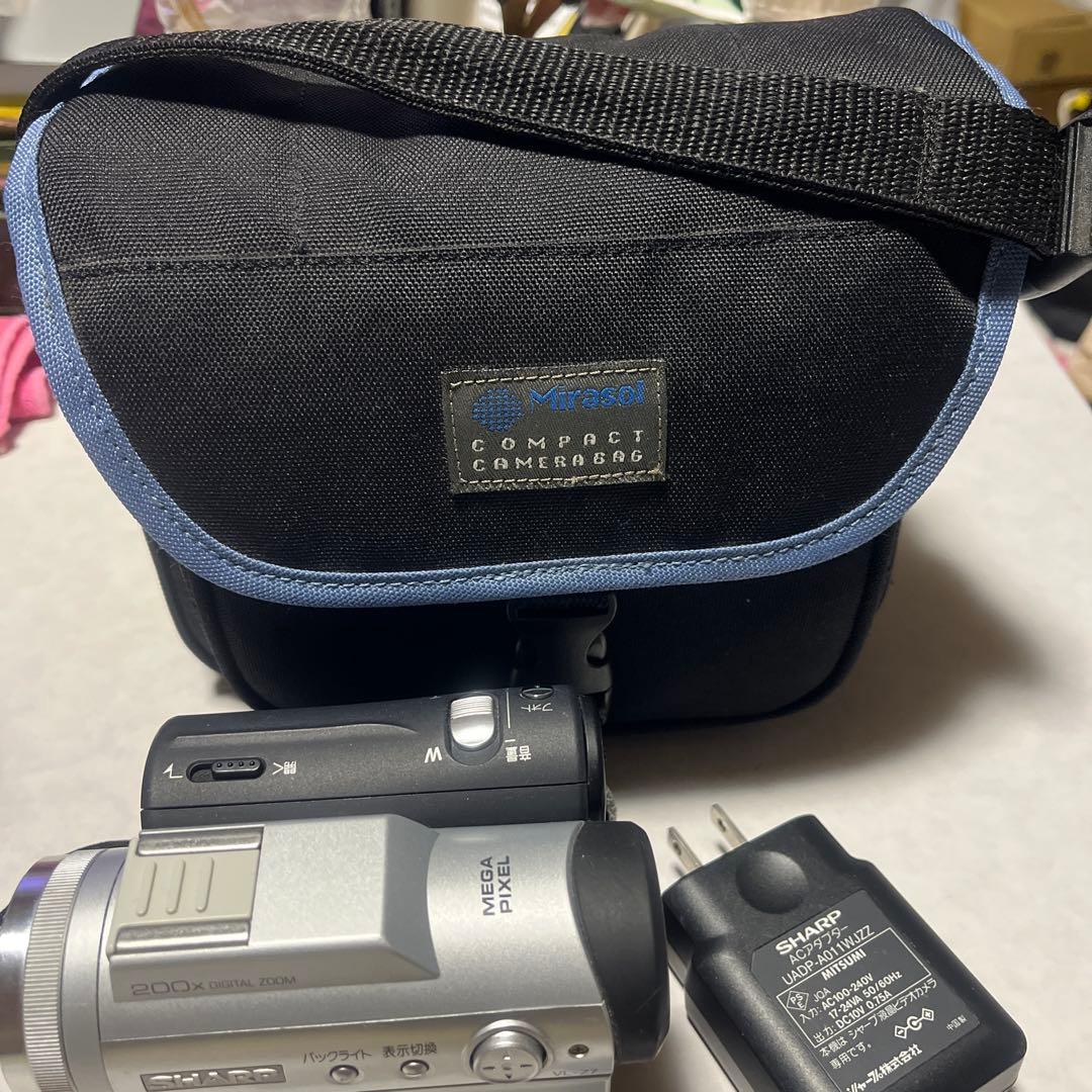 美品　SHARP miniDVビデオカメラ　VL-Z7 ⑨