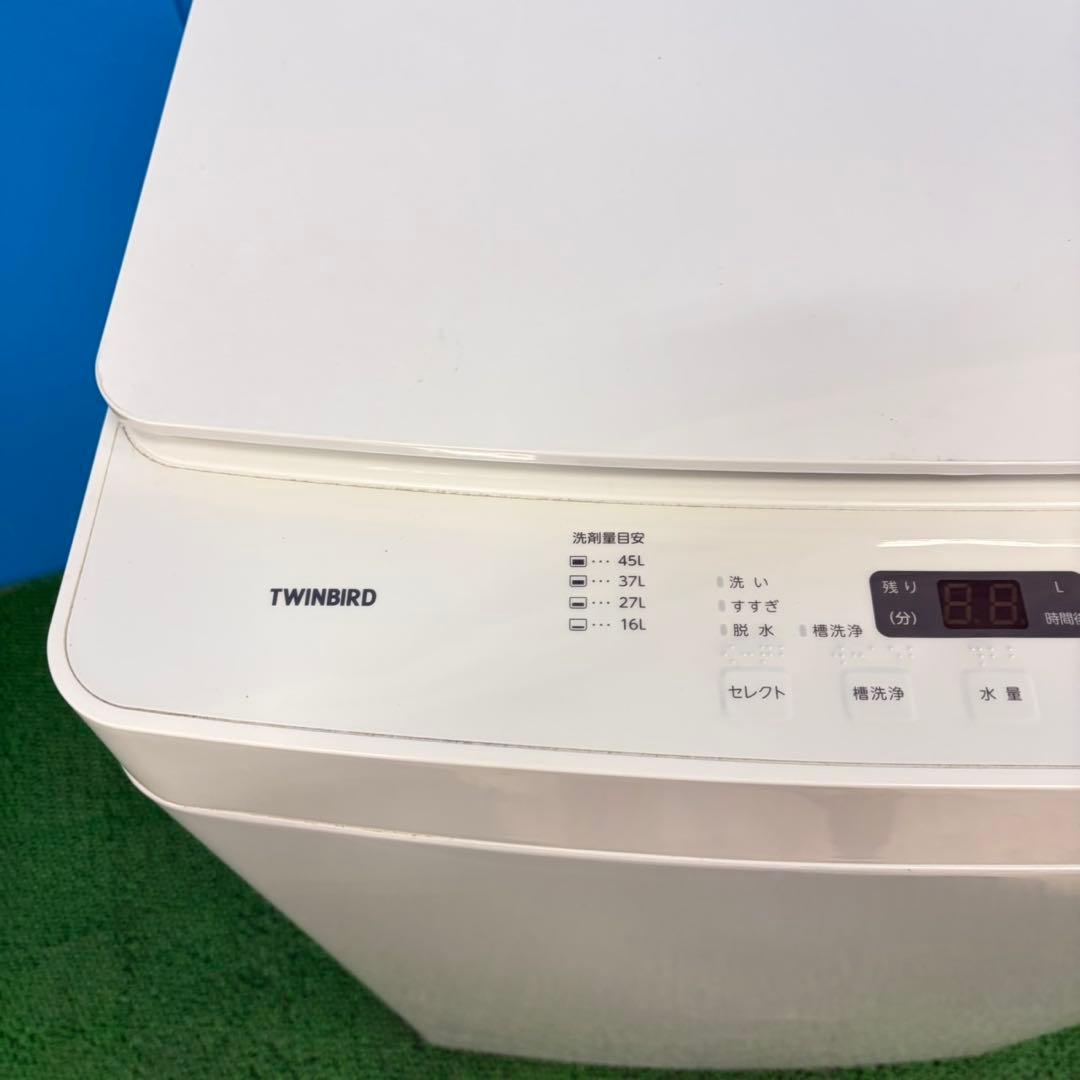 757 冷蔵庫同時購入割引有り　洗濯機　5.5キロ　一人暮らし用　小型　極美品