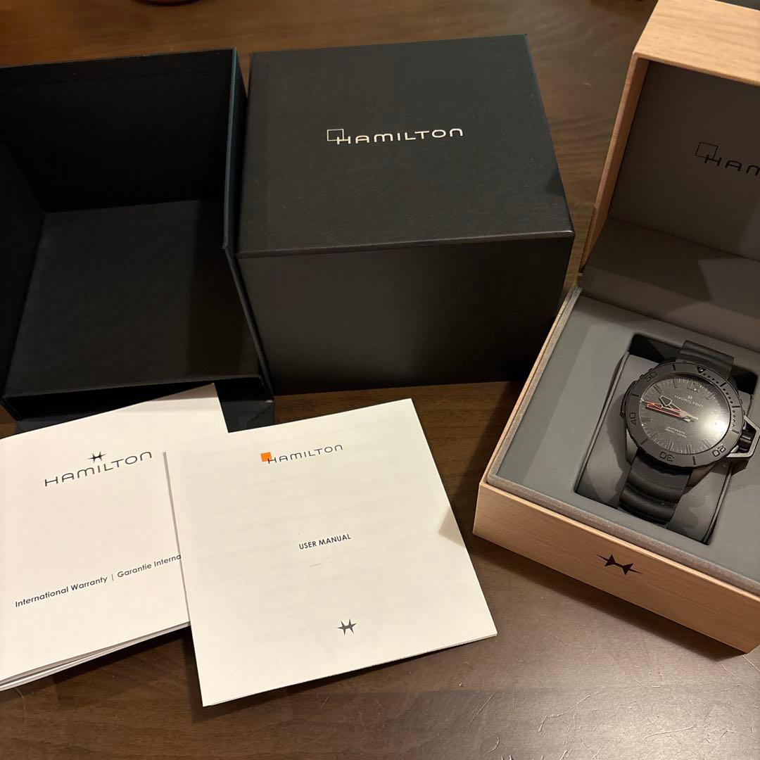 HAMILTON ハミルトン オープンウォーター H778450ブラック