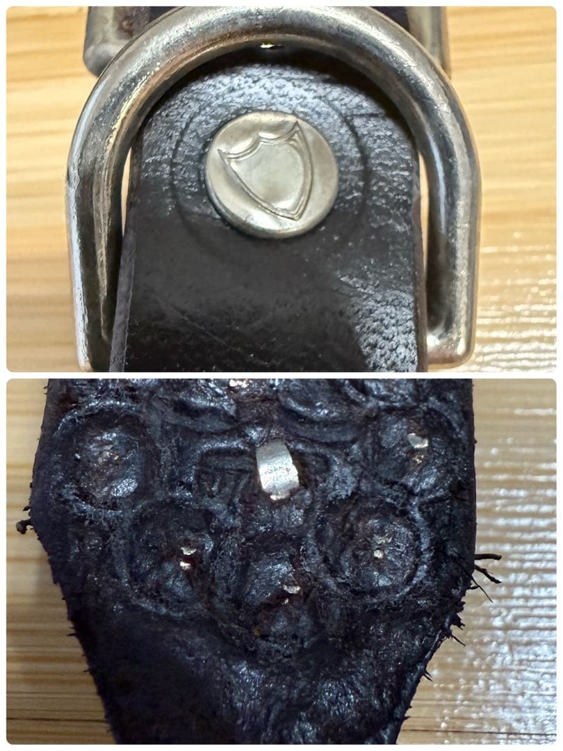 ⭐️新品・未使用‼️⭐️HTC⭐️ナローベルト⭐️フラワーターコイズ⭐️ブラック⭐️36