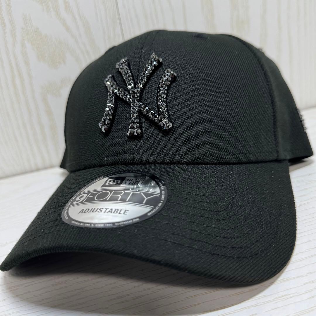NEWERA デコキャップ スワロフスキー ニューエラ ブラック　9FORTY