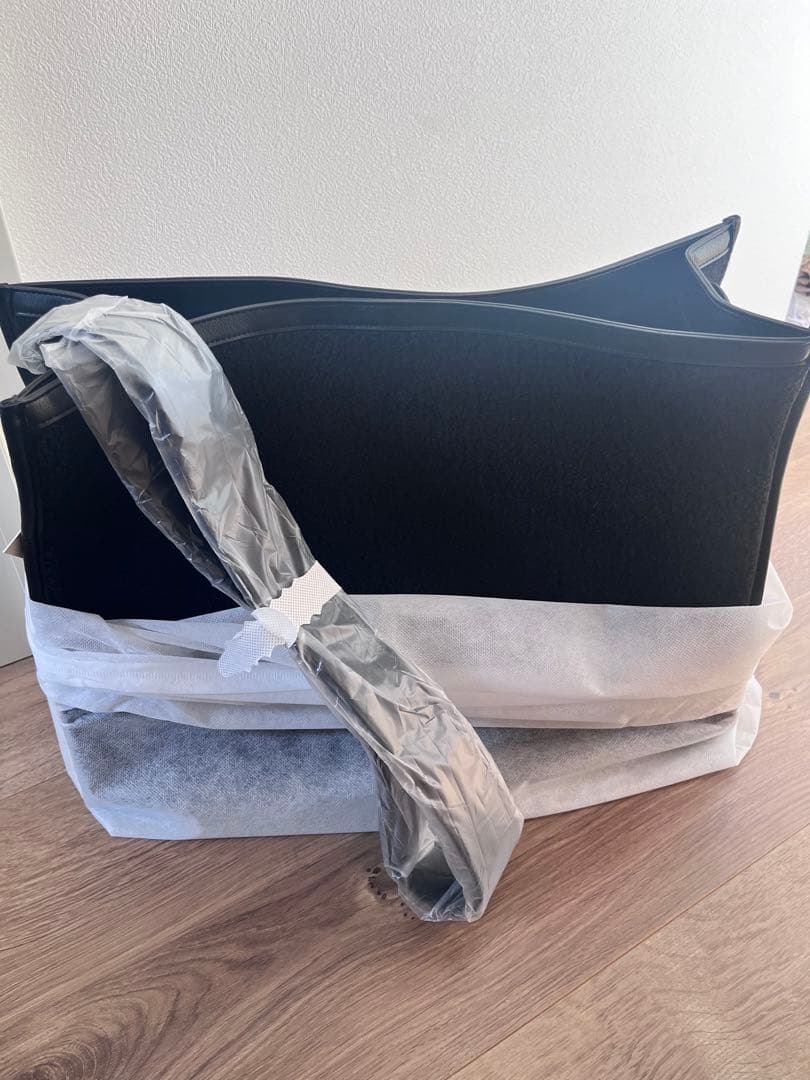 MAMU 【LEATHER BOA TOTE 】ブラック　ノベルティ付き