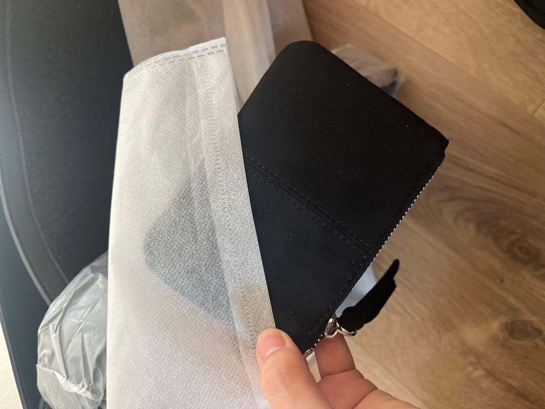 MAMU 【LEATHER BOA TOTE 】ブラック　ノベルティ付き