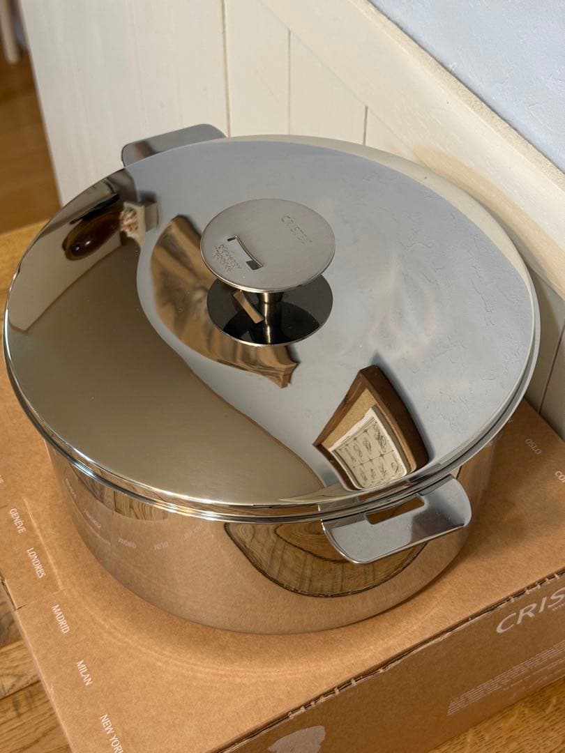 新品 CRISTEL 両手深鍋 G 24cm F24GK9