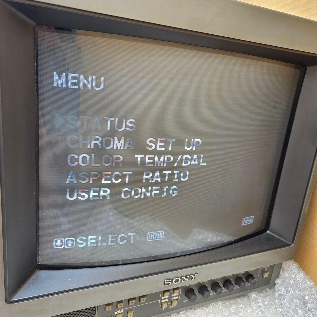 ②14型トリニトロンカラービデオピクチャーモニター PVM-14M1J SONY