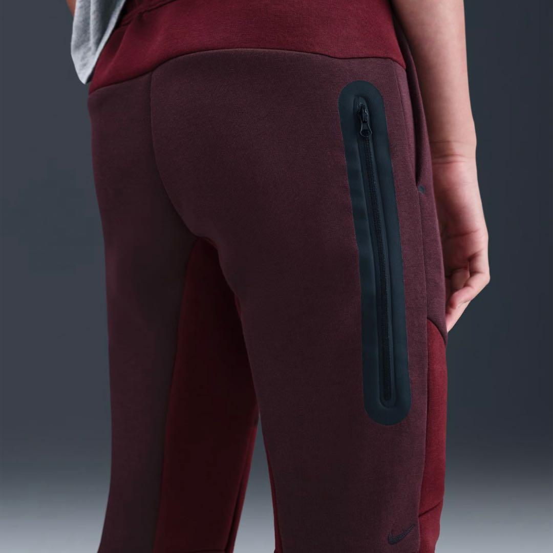 ナイキ　テックフリース　ジョガーパンツ　キッズ　160 L バーガンディ