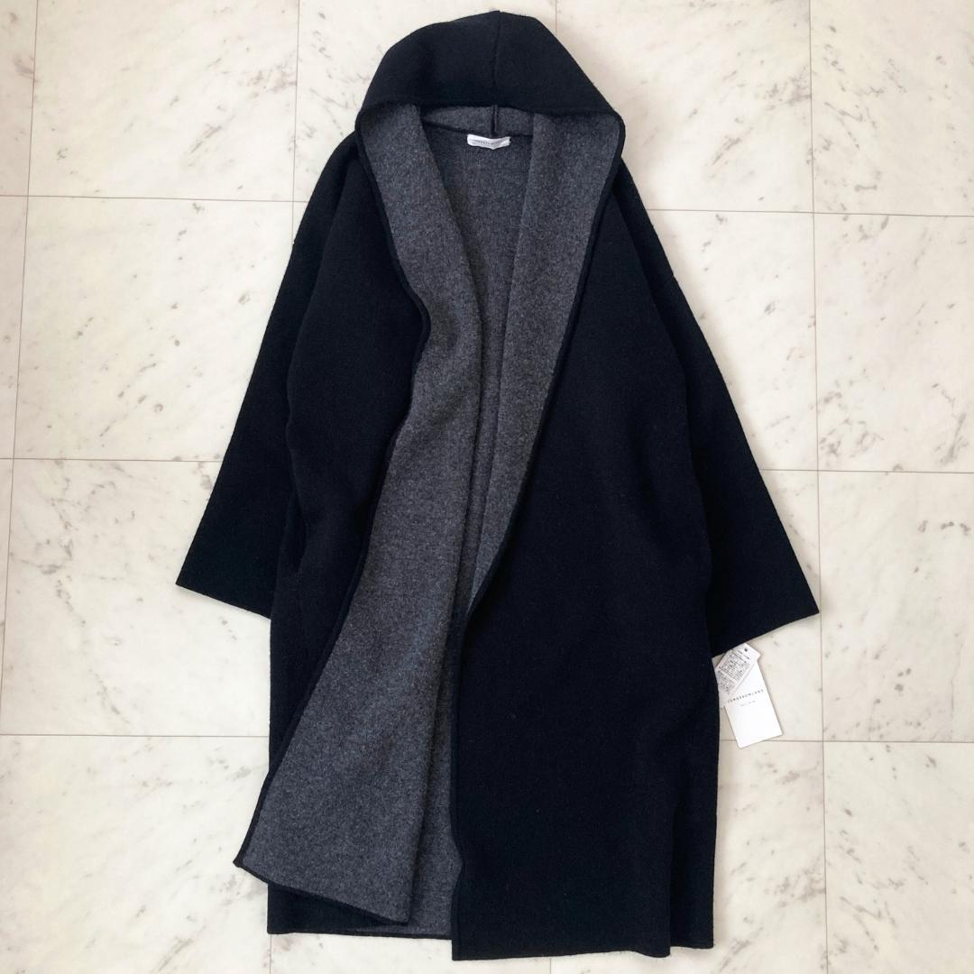 タグ付き未使用　トゥモローランド　カシミヤ入ロングカーディガン　36　ガウン