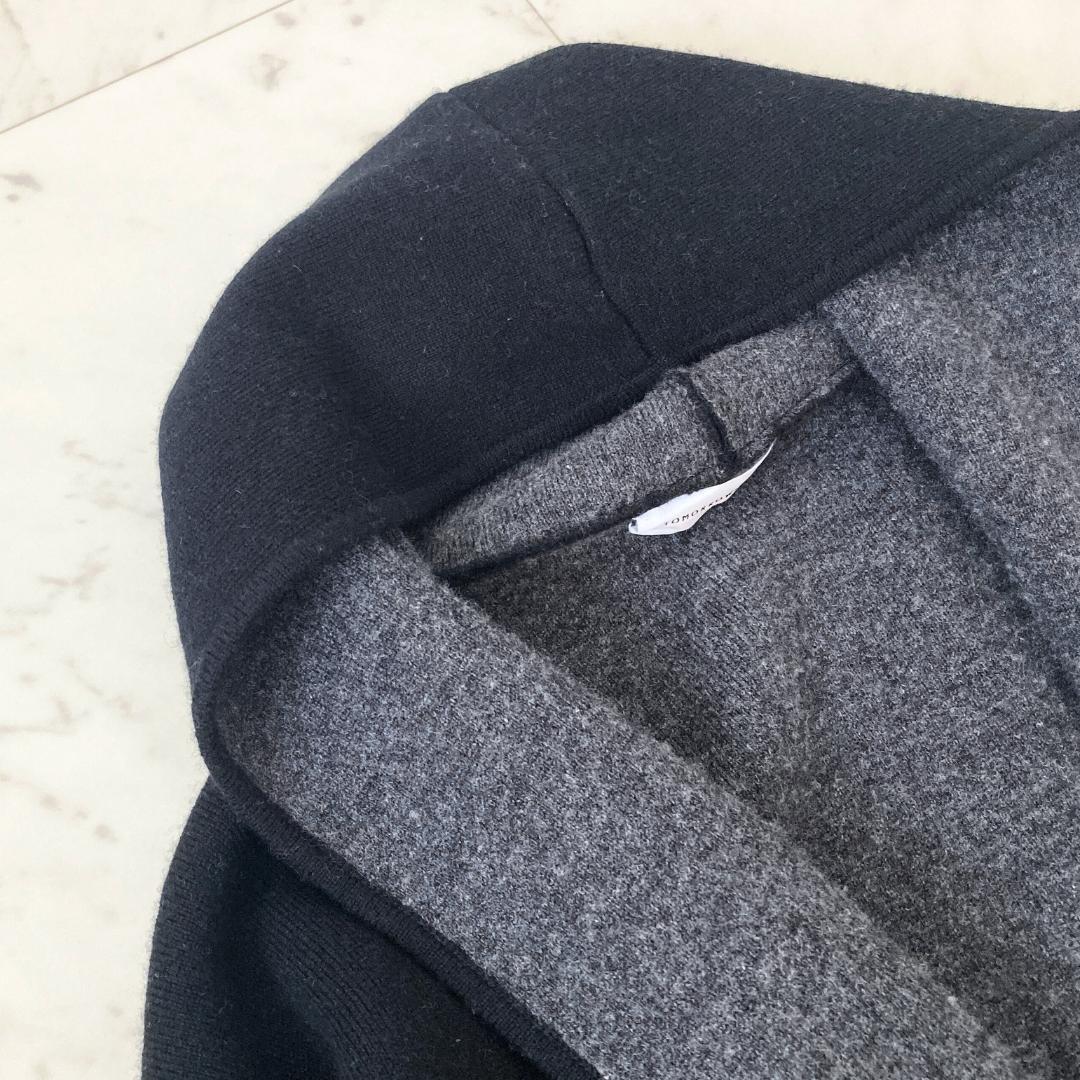 タグ付き未使用　トゥモローランド　カシミヤ入ロングカーディガン　36　ガウン