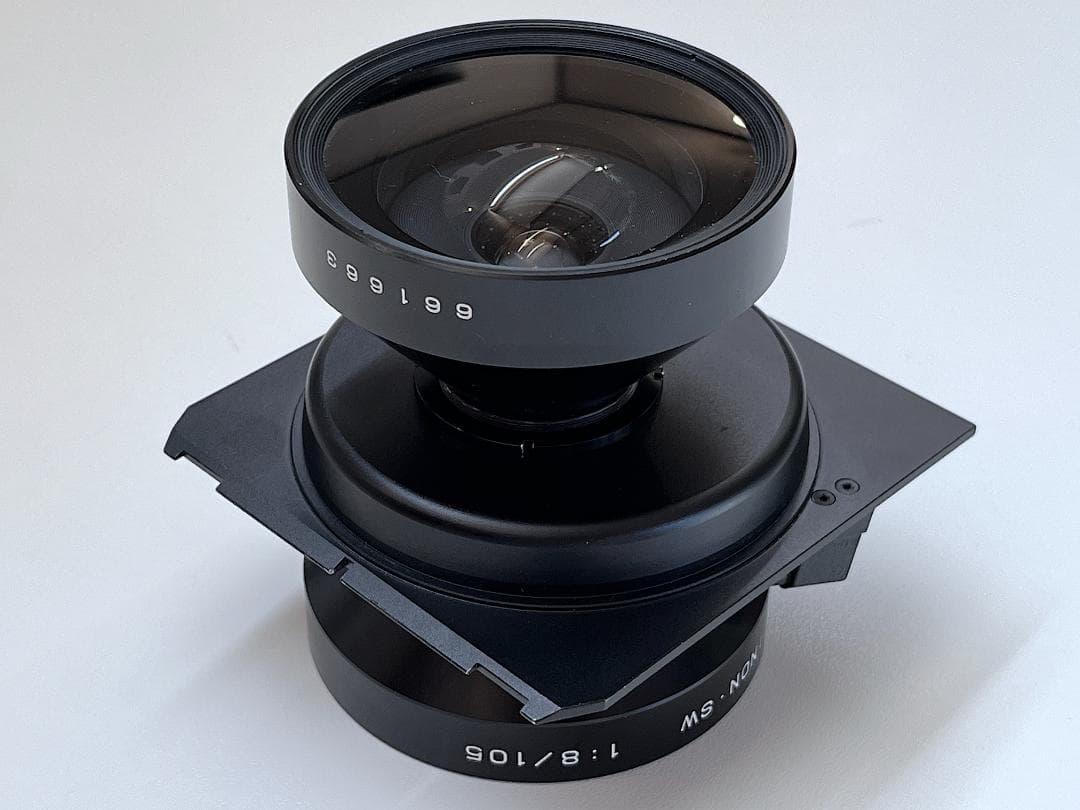 大判 FUJINON SW 105mm f/8 凹みボード COPALシャッター