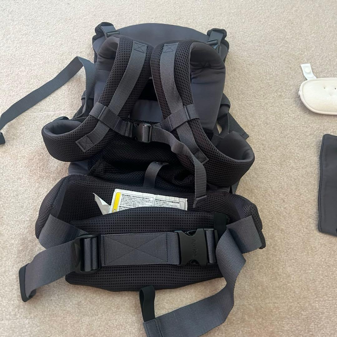 美品 Aprica アップリカ ラクリス ベビーキャリア 抱っこ紐