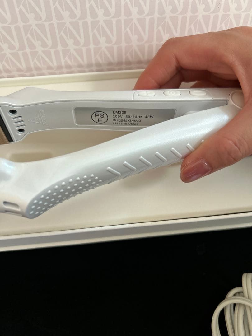 KINUJO ストレートヘアアイロン ホワイト LM225