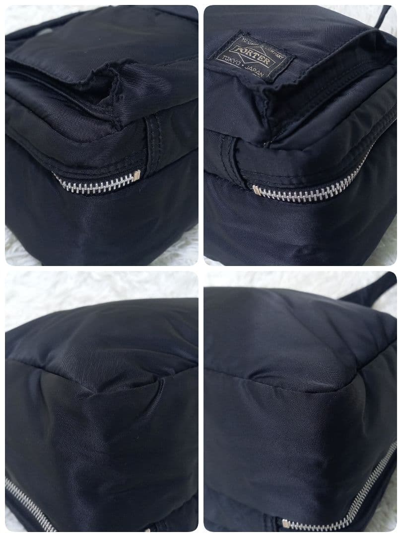 ●美品●　PORTER　TANKER　二層式　ショルダーバッグ　L　タンカー　黒