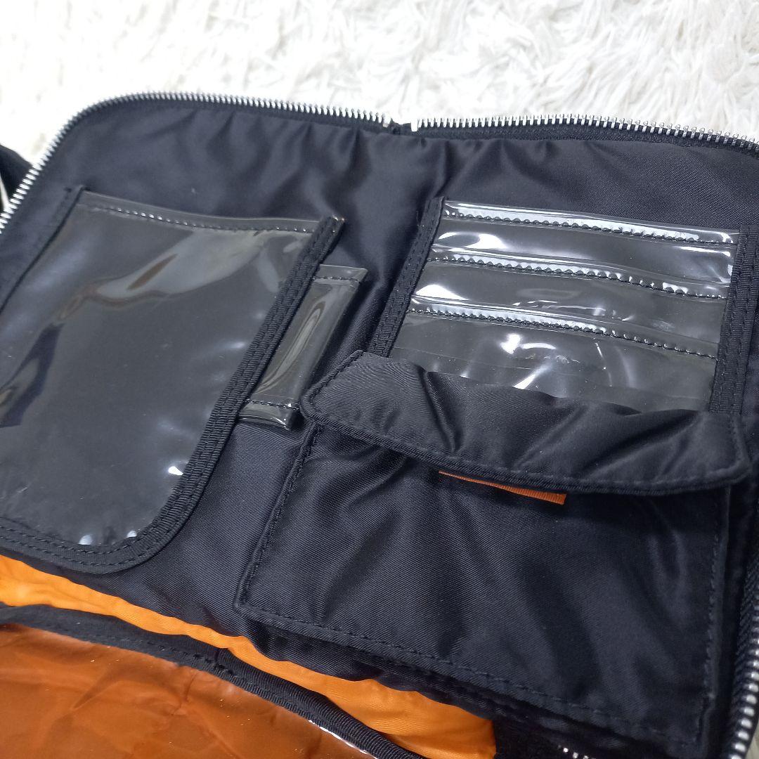 ●美品●　PORTER　TANKER　二層式　ショルダーバッグ　L　タンカー　黒
