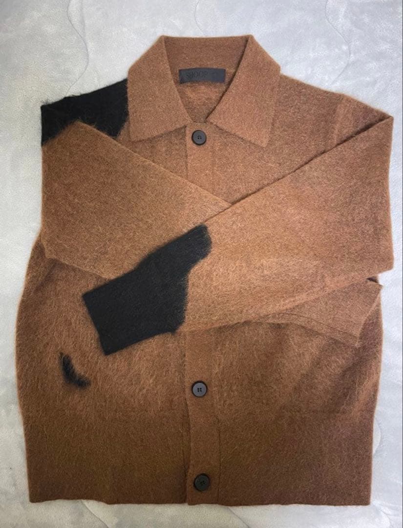 STRONG×SHOOP MOHAIR SHIRT BROWN Sサイズ