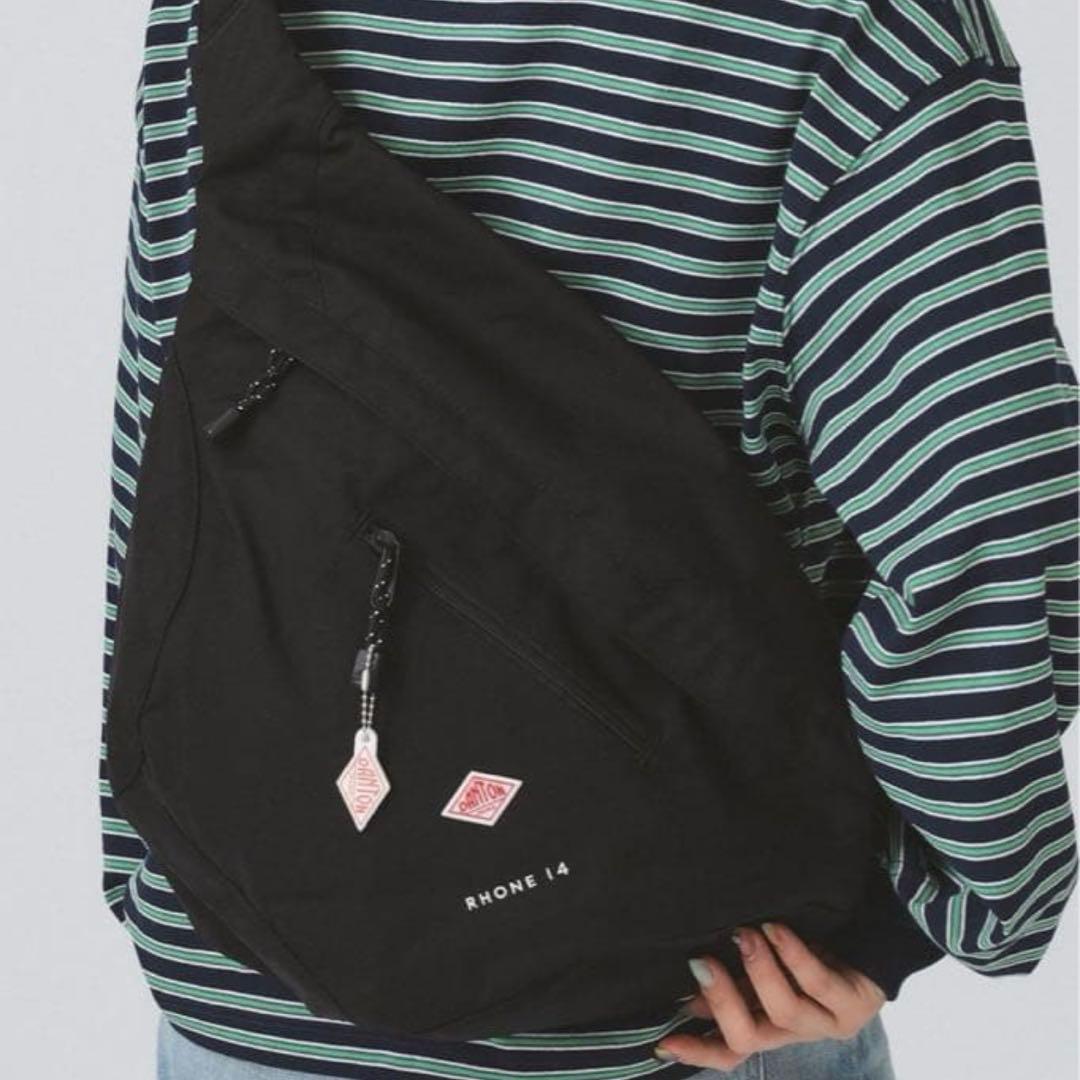 【美品】ダントン　ローヌ14 ボディバッグ リュック ブラック 黒