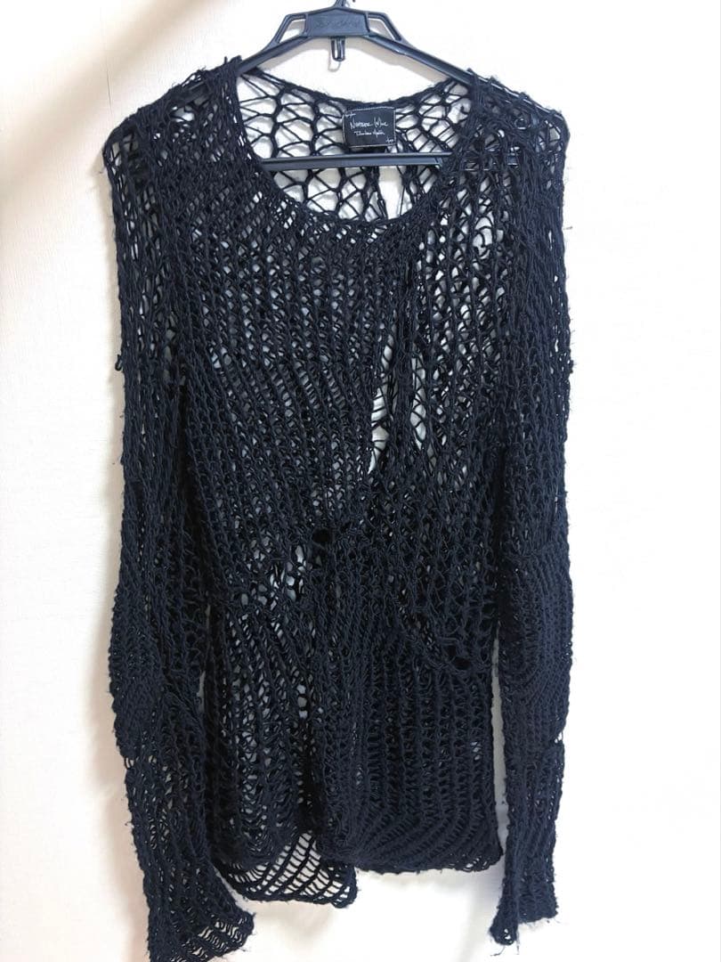 number（n）ine 05ss スパイダーニット