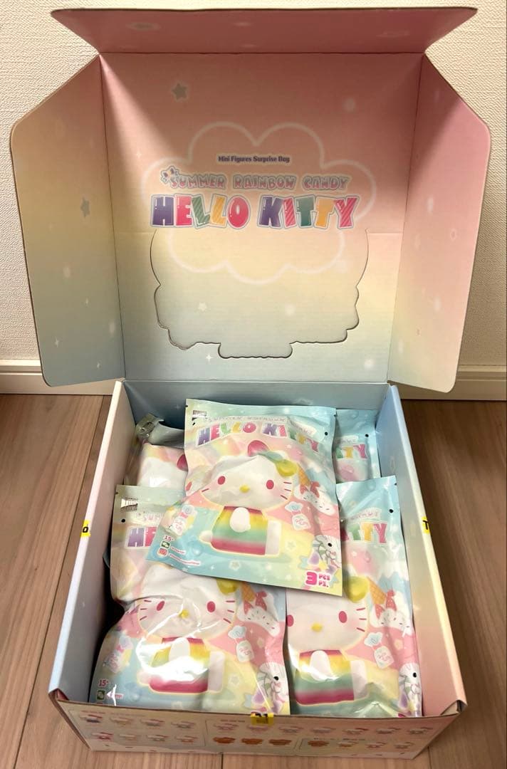【新品未開封】HELLO KITTY サマー レインボー キャンディ 9パック
