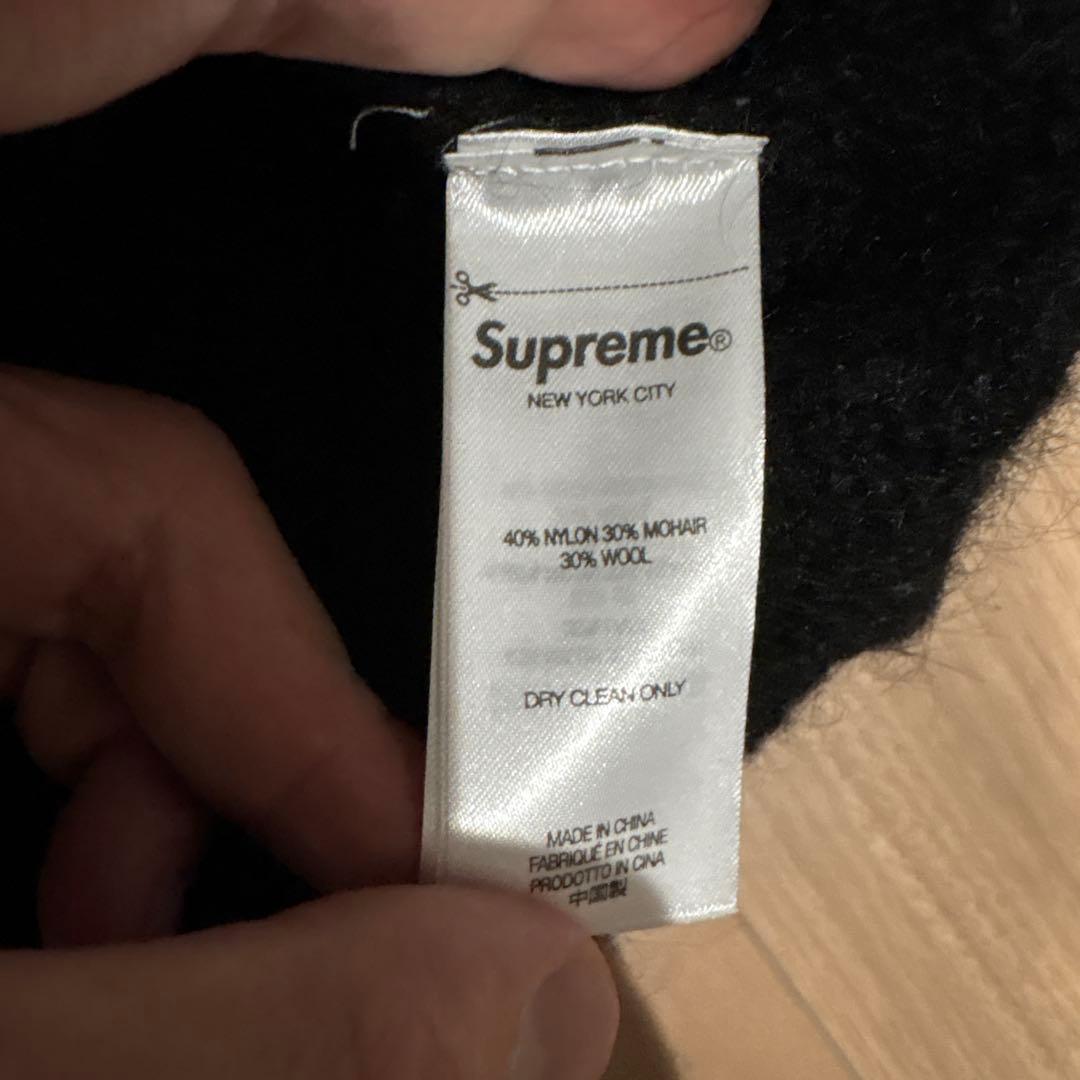 Supreme ブラック ニットセーター M