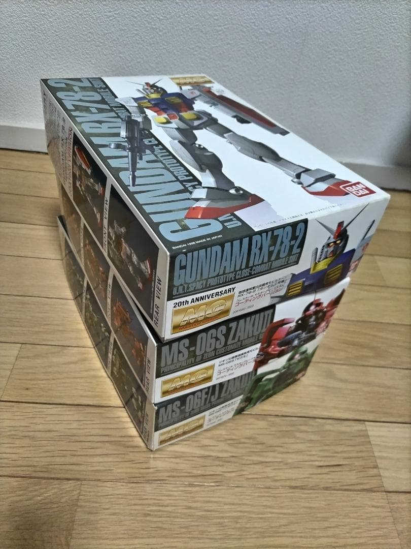 yasMGガンプラコーティングバージョン3点セット未組立品