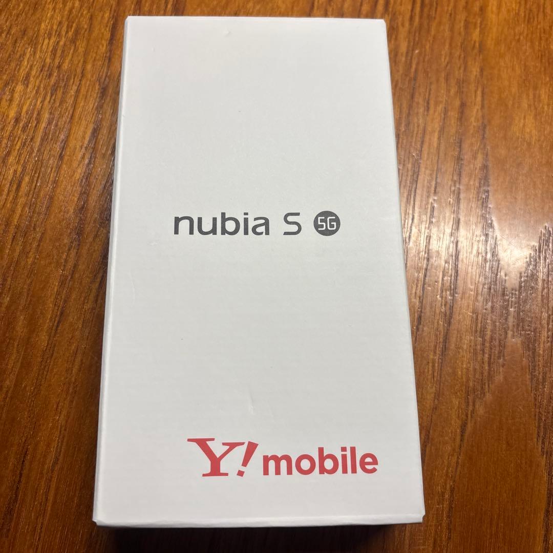 nubia S 5G 標準セットホワイト Y!mobile 未使用