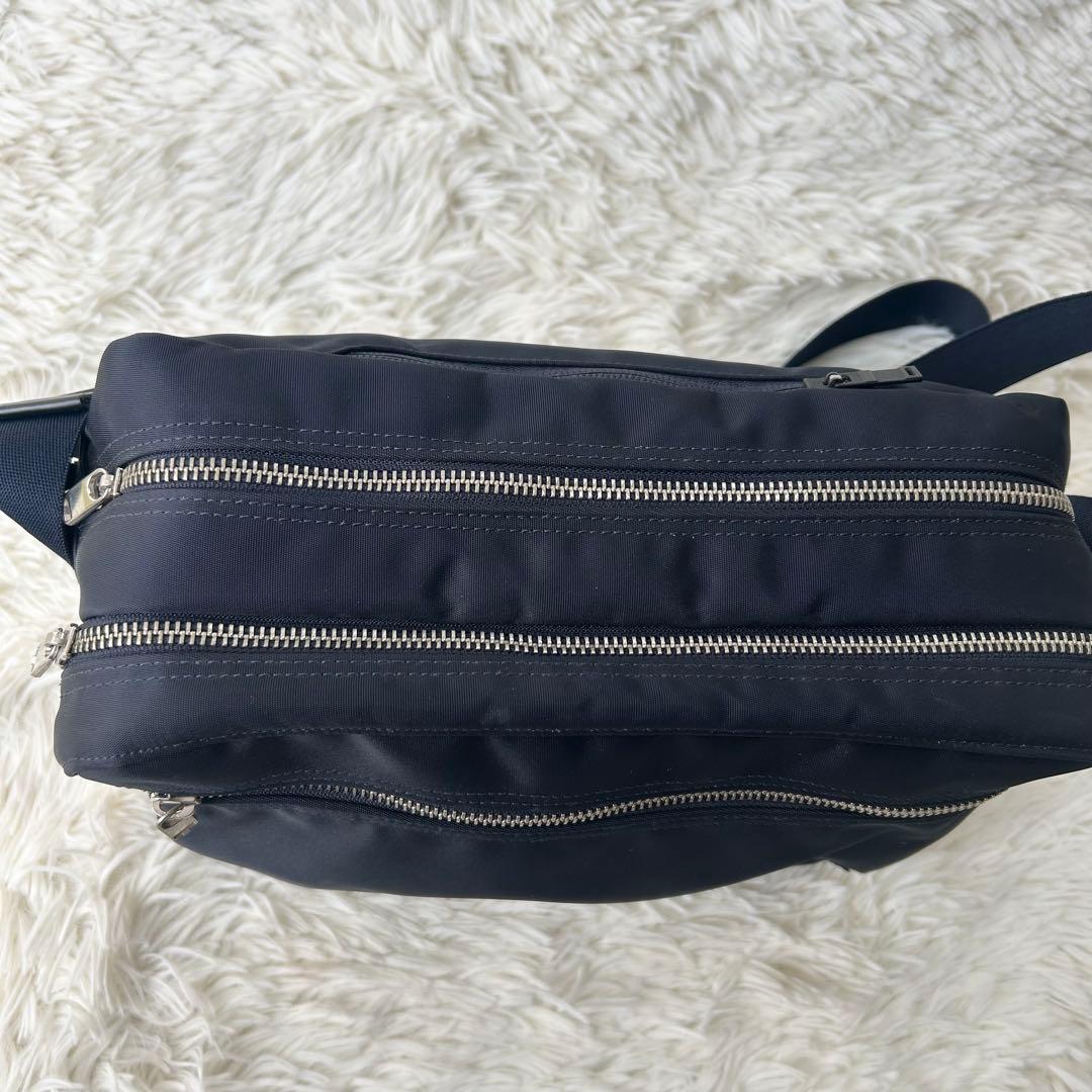 PORTER ポーター リフト ショルダーバッグ 二層 ネイビー