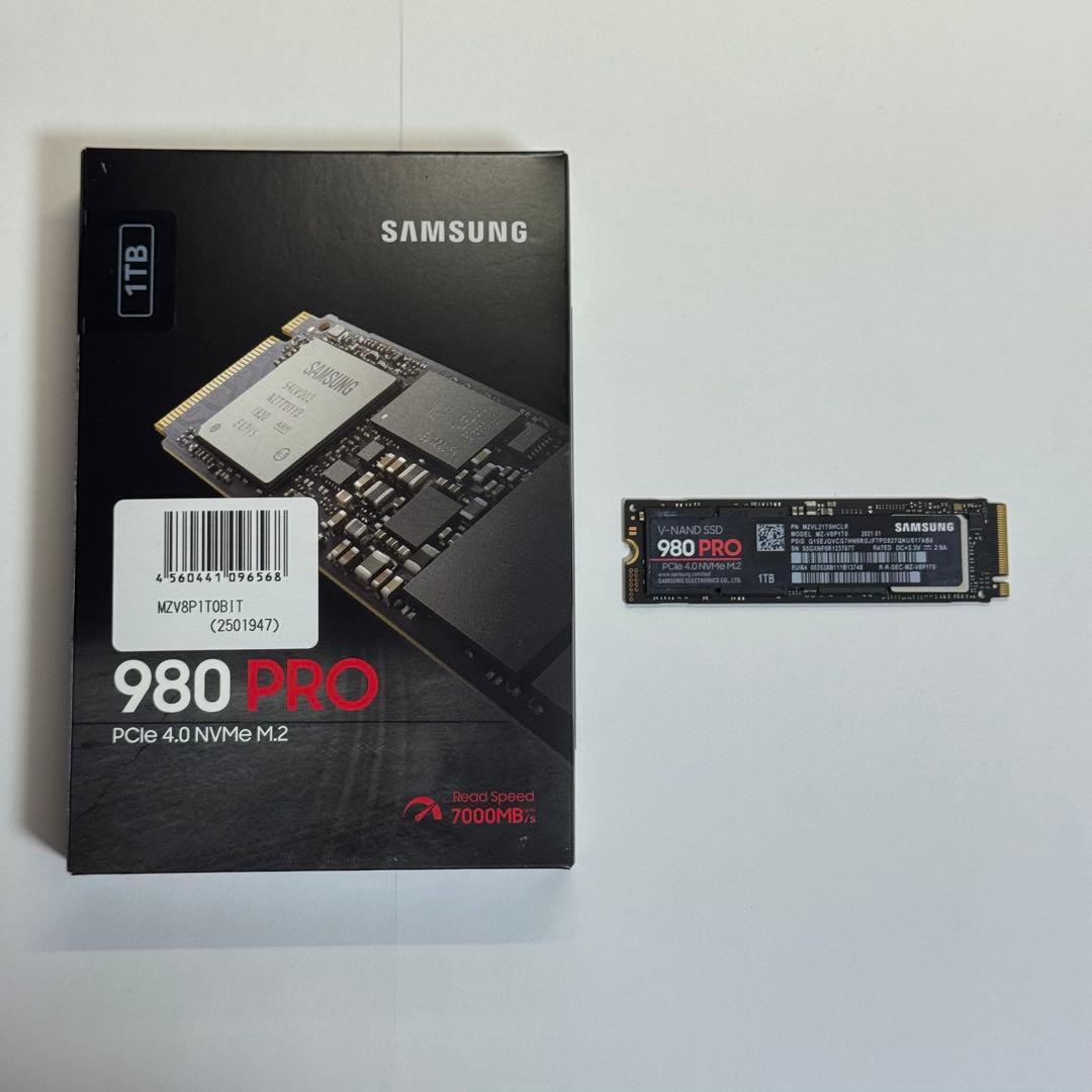 内蔵型SSD Samsung SSD 980 PRO 1TB