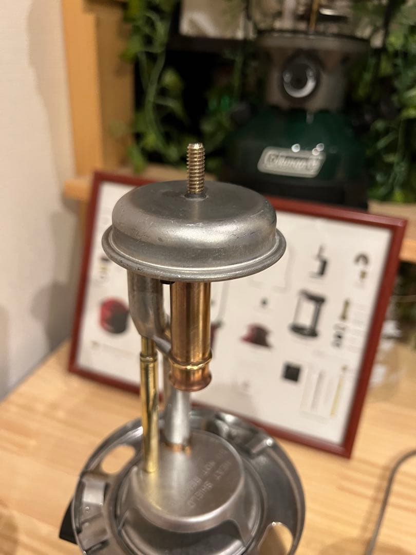 【1995年4月製造】新品　コールマン282 ダークベージュカスタム ケース付き