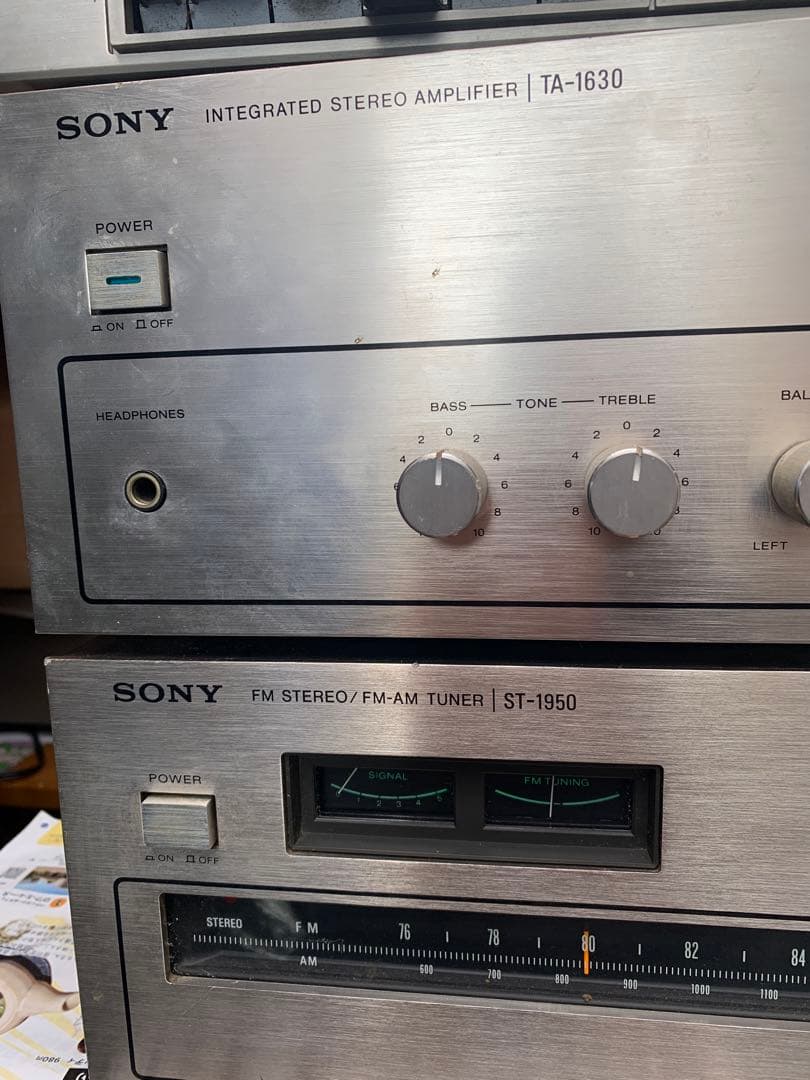 SONY ステレオ コンポーネント 3点セット