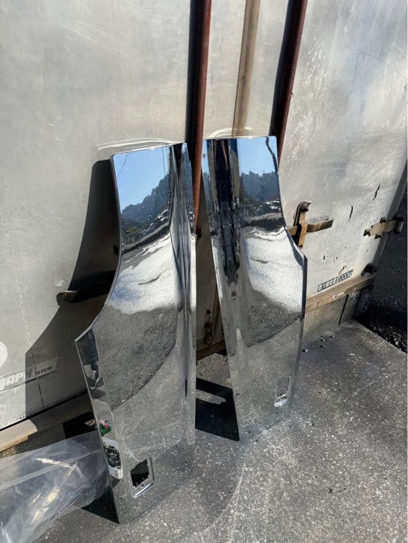 いすゞ　ギガ　メッキ　ドアプロテクター　ブリスター　ドアガーニッシュ