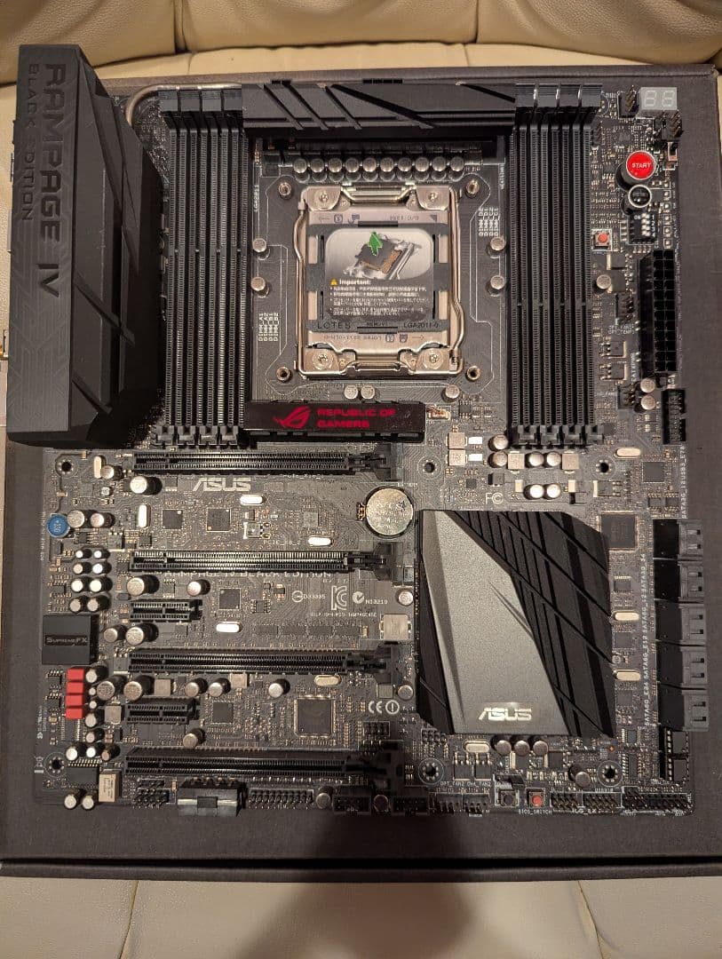 k*a様 ASUS RAMPAGE IV BLACK EDITION　X79マザ