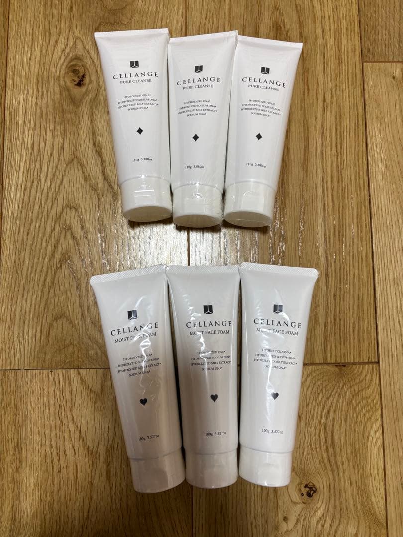 セランジェ ピュアクレンズと モイストフェイスフォーム 6本セット