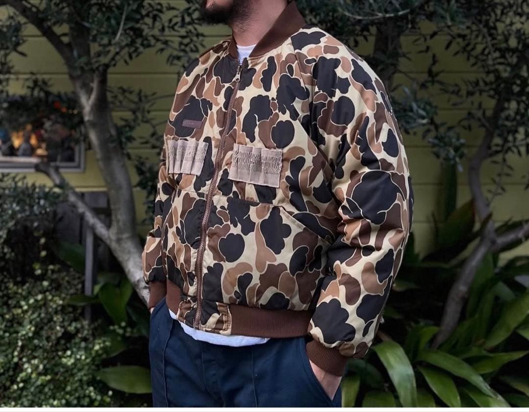 COLUMBIA ハンターカモ 中綿 リバーシブルジャケット リバーシブル L