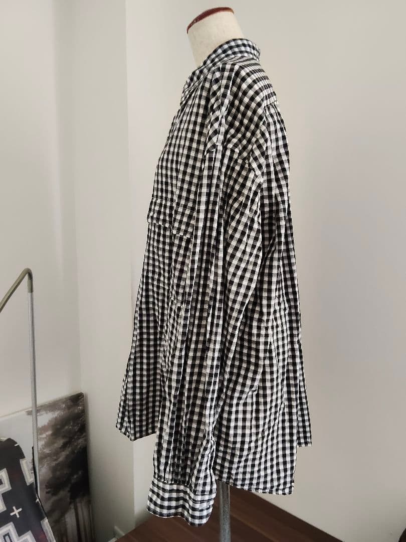 Porter Classic ロールアップシャツ ギンガム ポータークラシック