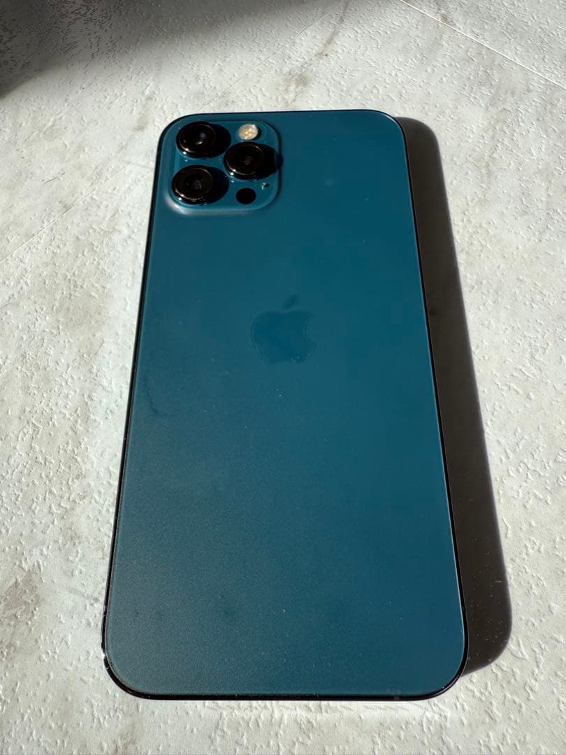 Phone 12 Pro Max 256GB パシフィックブルー 箱あり 中古