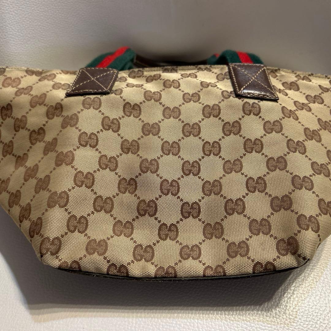 GUCCI　シェリーライン　GG柄　ハンドバッグ　トートバッグ