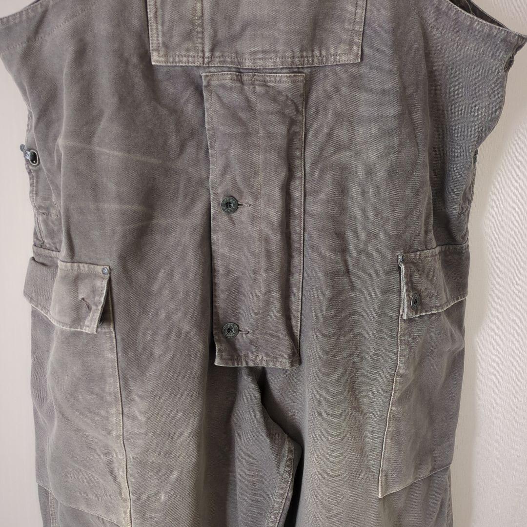 【稀少サイズ54】ナイジェルケーボン ライブロ オーバーオール キャンバス