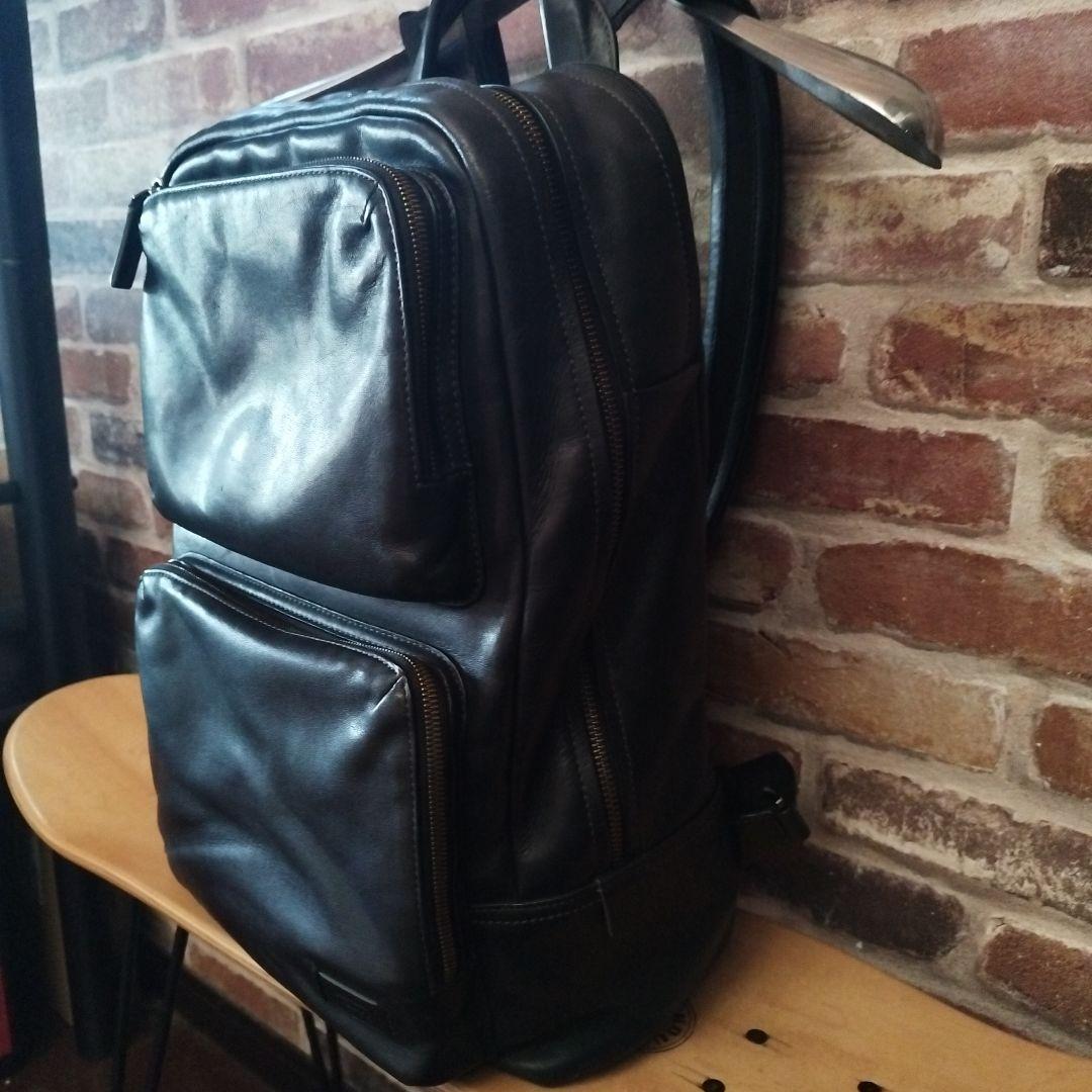 美品　TUMI ブラック ビジネスバッグ　レザー　ハリソン