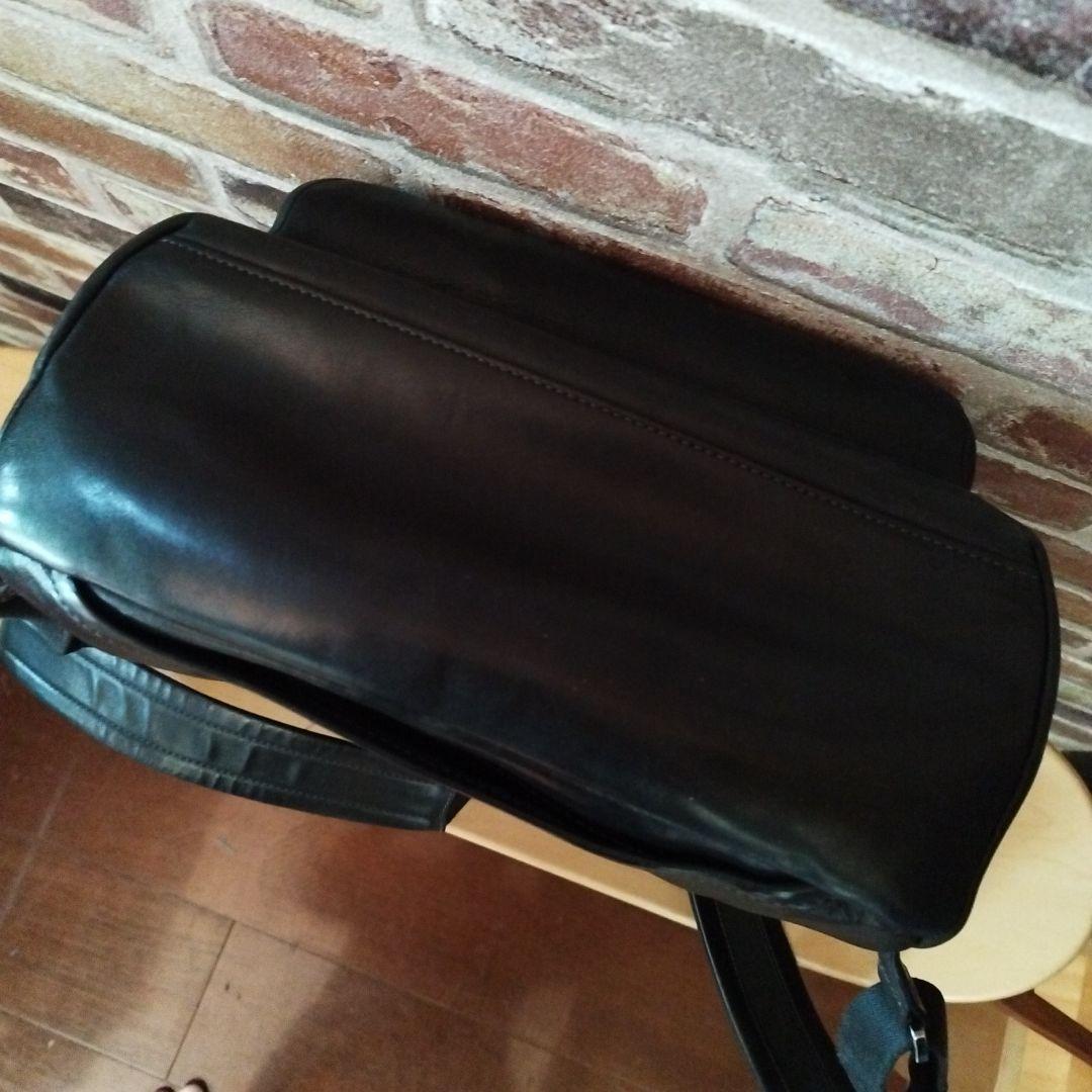 美品　TUMI ブラック ビジネスバッグ　レザー　ハリソン