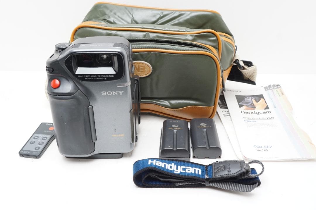 動作品　SONY CCD-SC7 液晶ハンディカム Hi8 8㎜ビデオカメラ