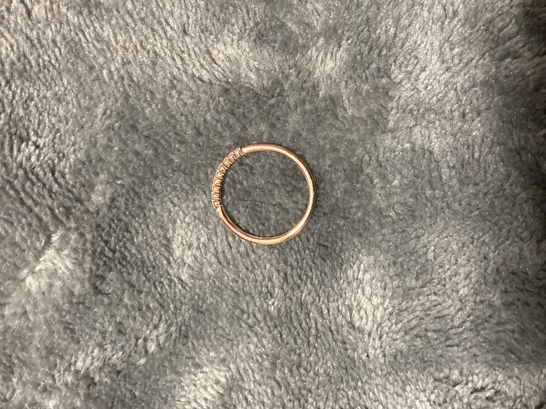 マ*ン様 4℃ k10 ピンクゴールドリング #8