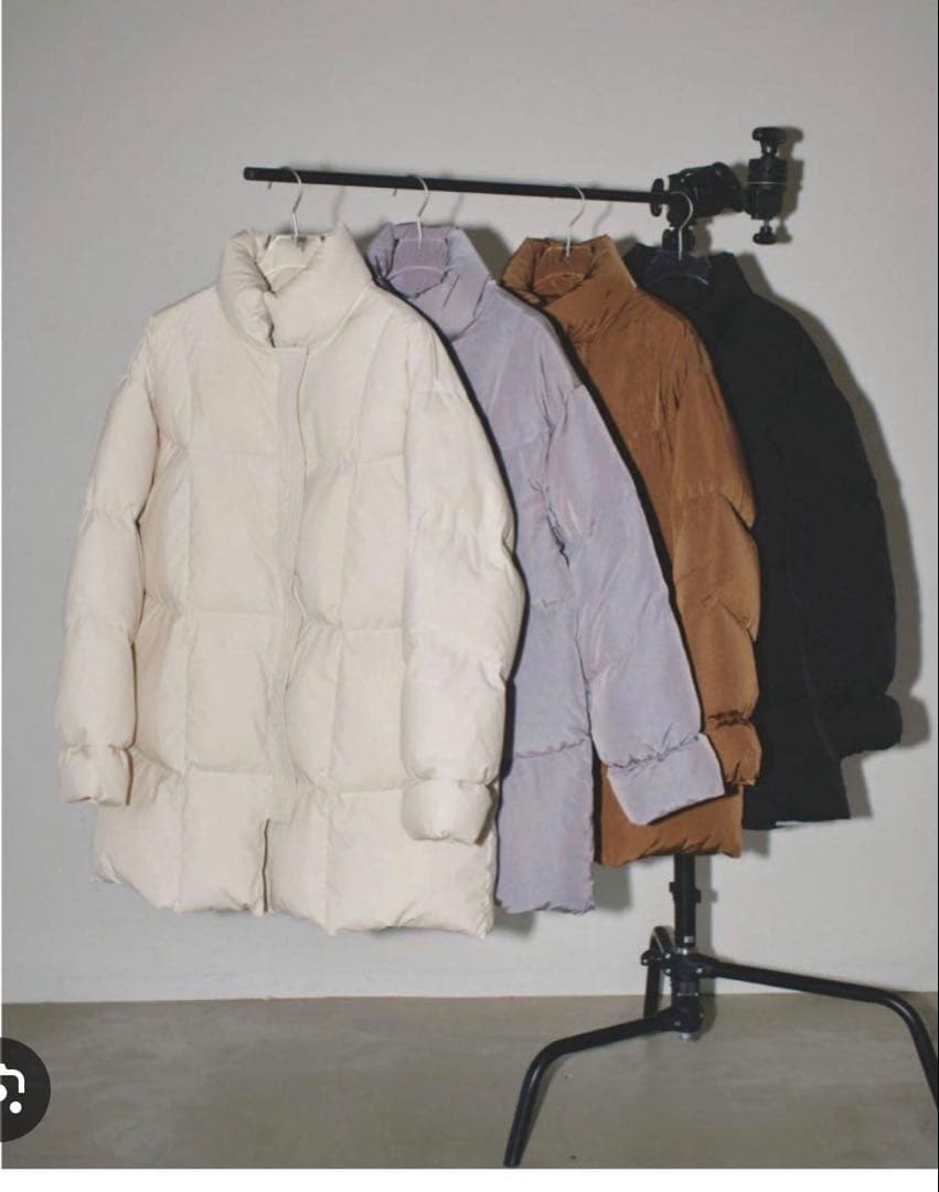 TODAYFUL スタンドカラーダウンジャケット　ブラック　36