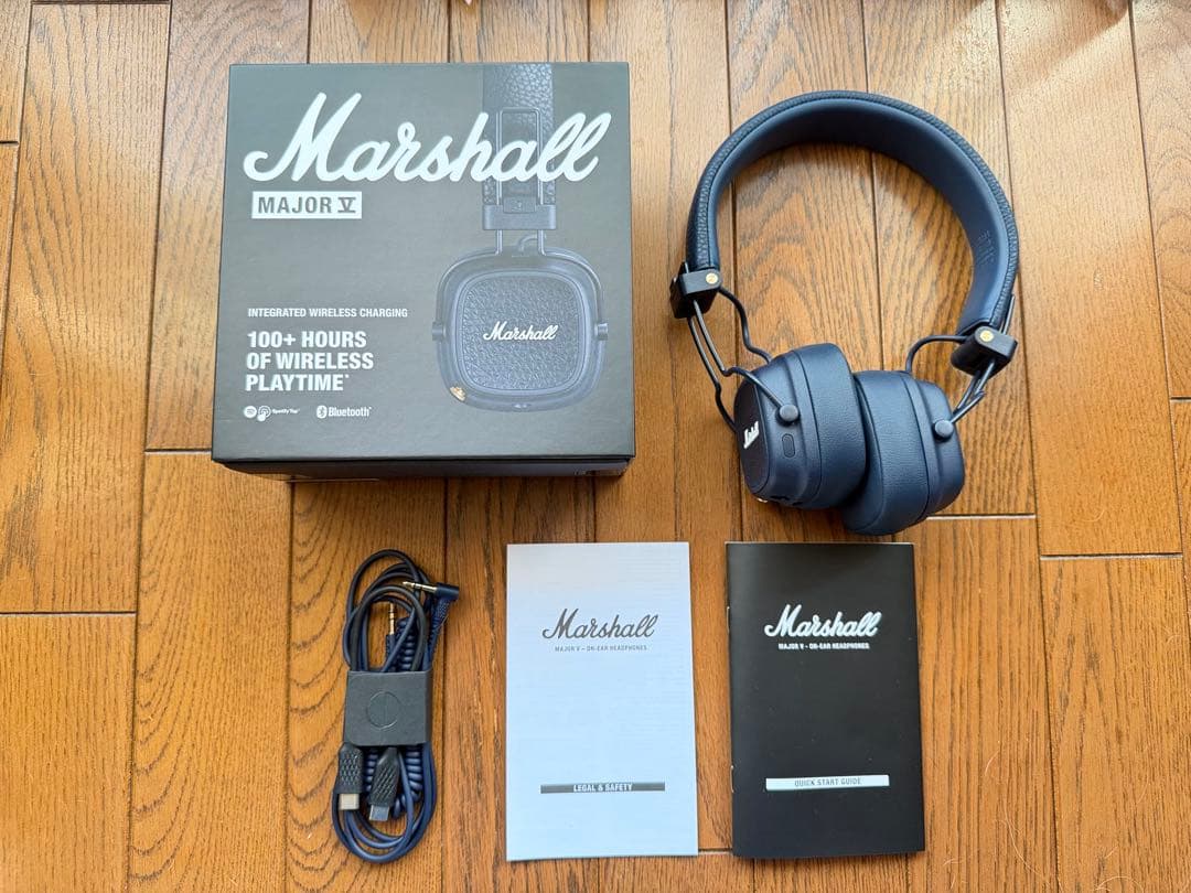 【ネイビー】Marshall MajorⅤ ヘッドホン　新品未使用