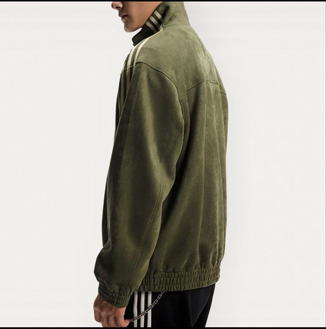 M adidas originals スエード トラックジャケット　緑