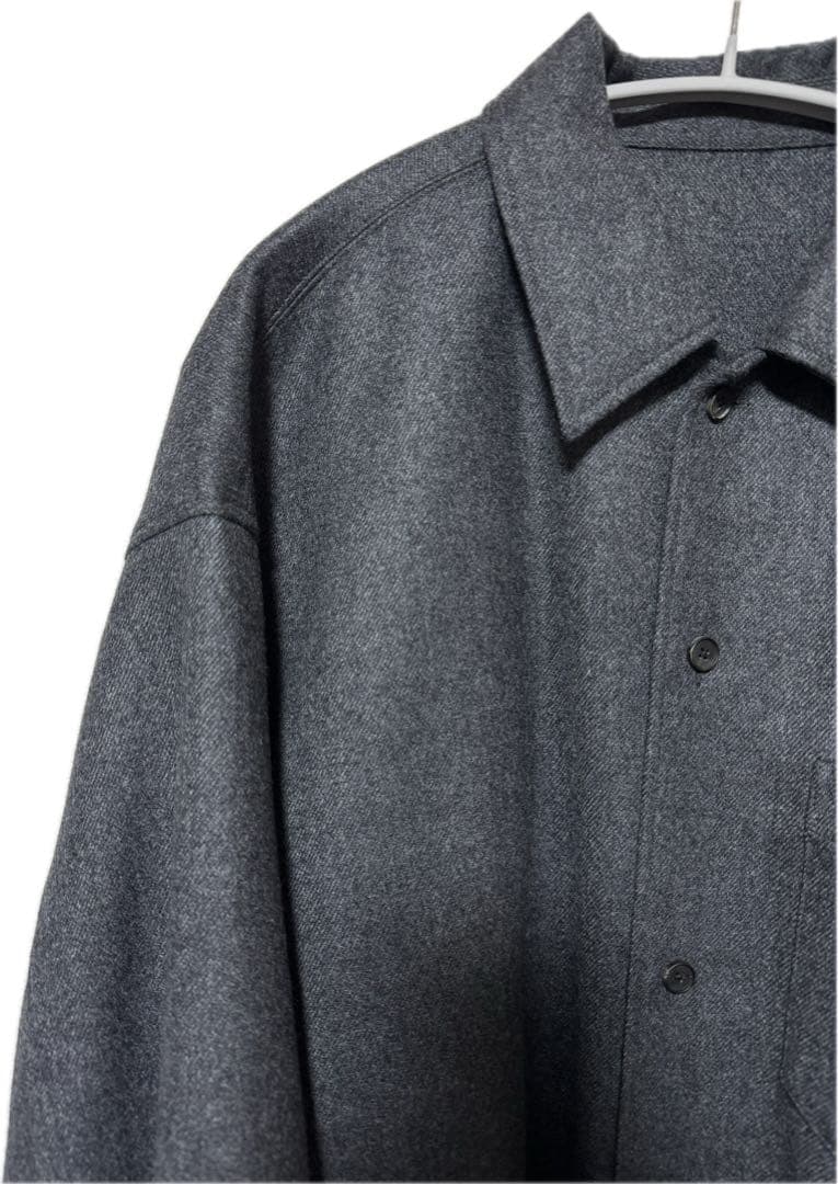 (最終価格)コルニエ　ウールシャツ　シャツジャケット