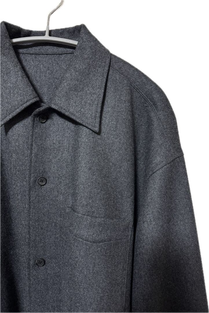 (最終価格)コルニエ　ウールシャツ　シャツジャケット