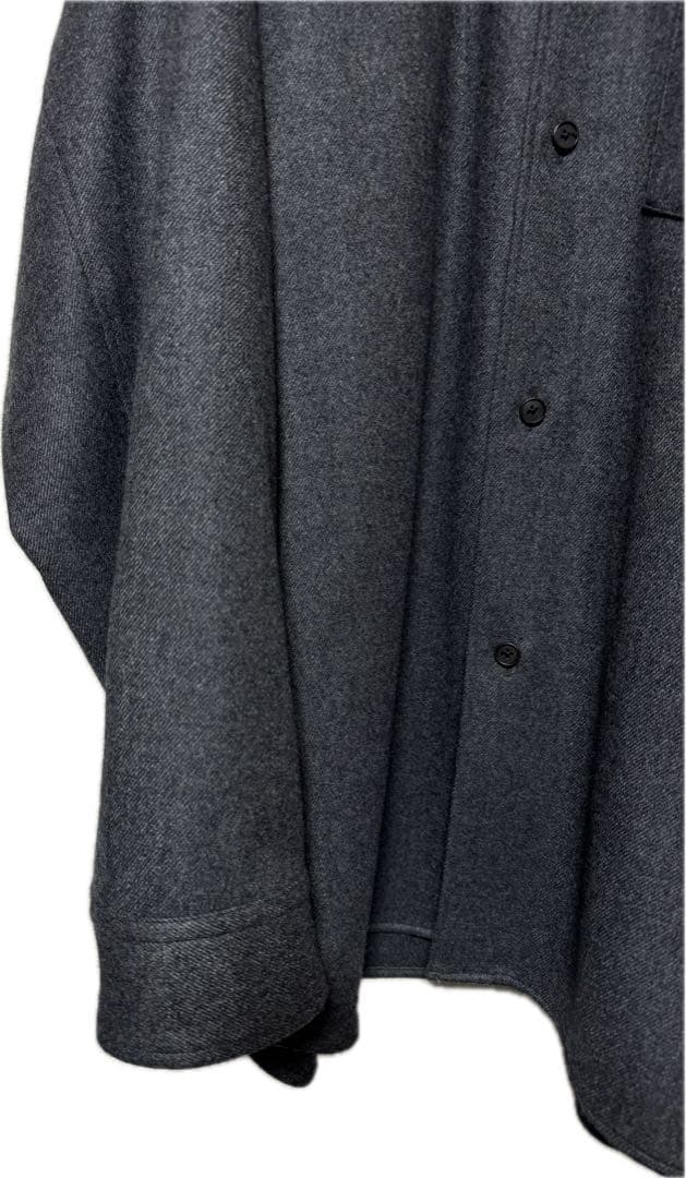 (最終価格)コルニエ　ウールシャツ　シャツジャケット