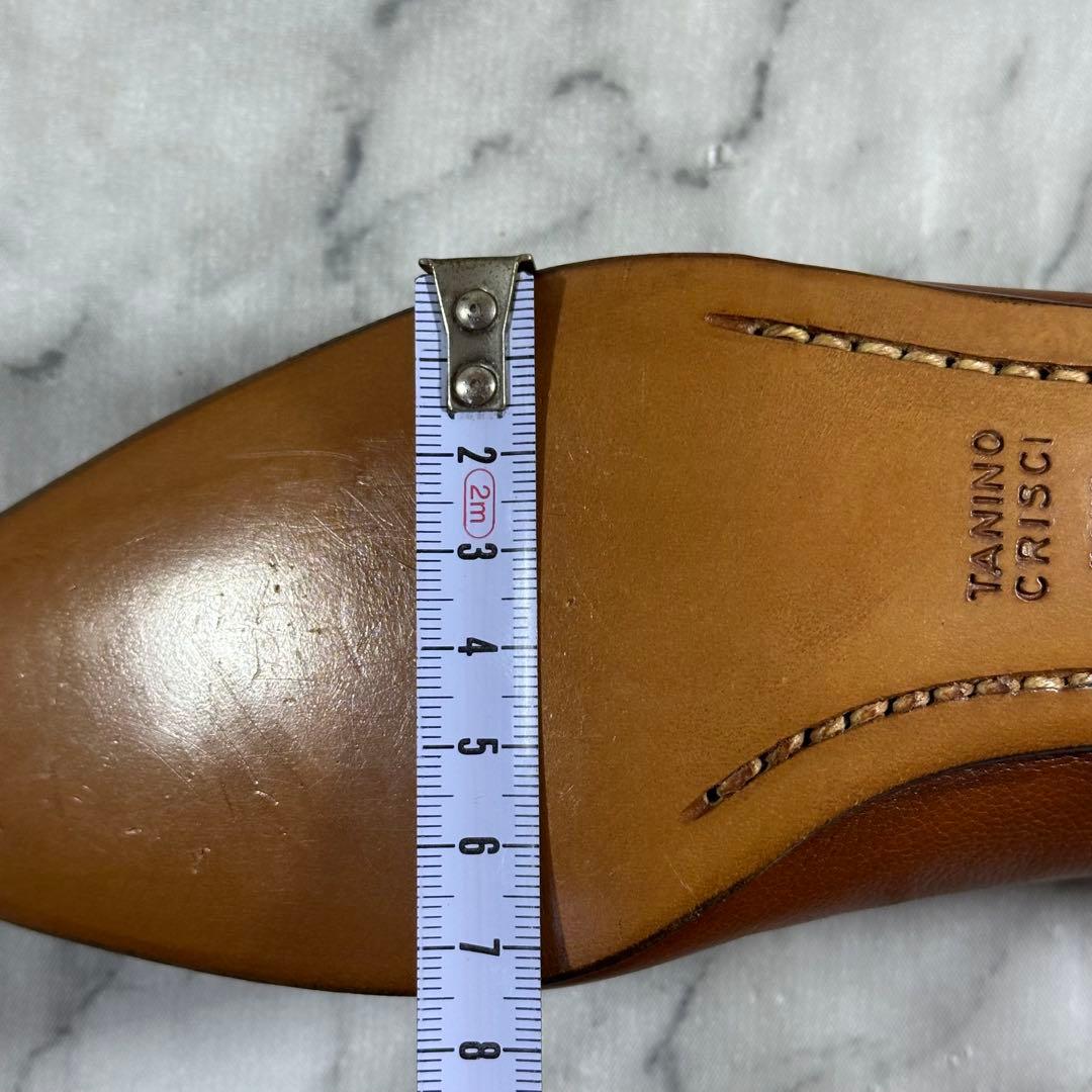 極美品 TANINO CRISCI ブラウン レザー パンプス 22.5㎝相当
