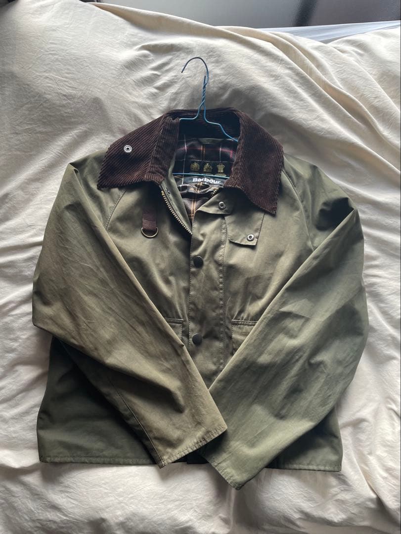 1*6様 Barbour オリーブグリーン スペイ　短丈