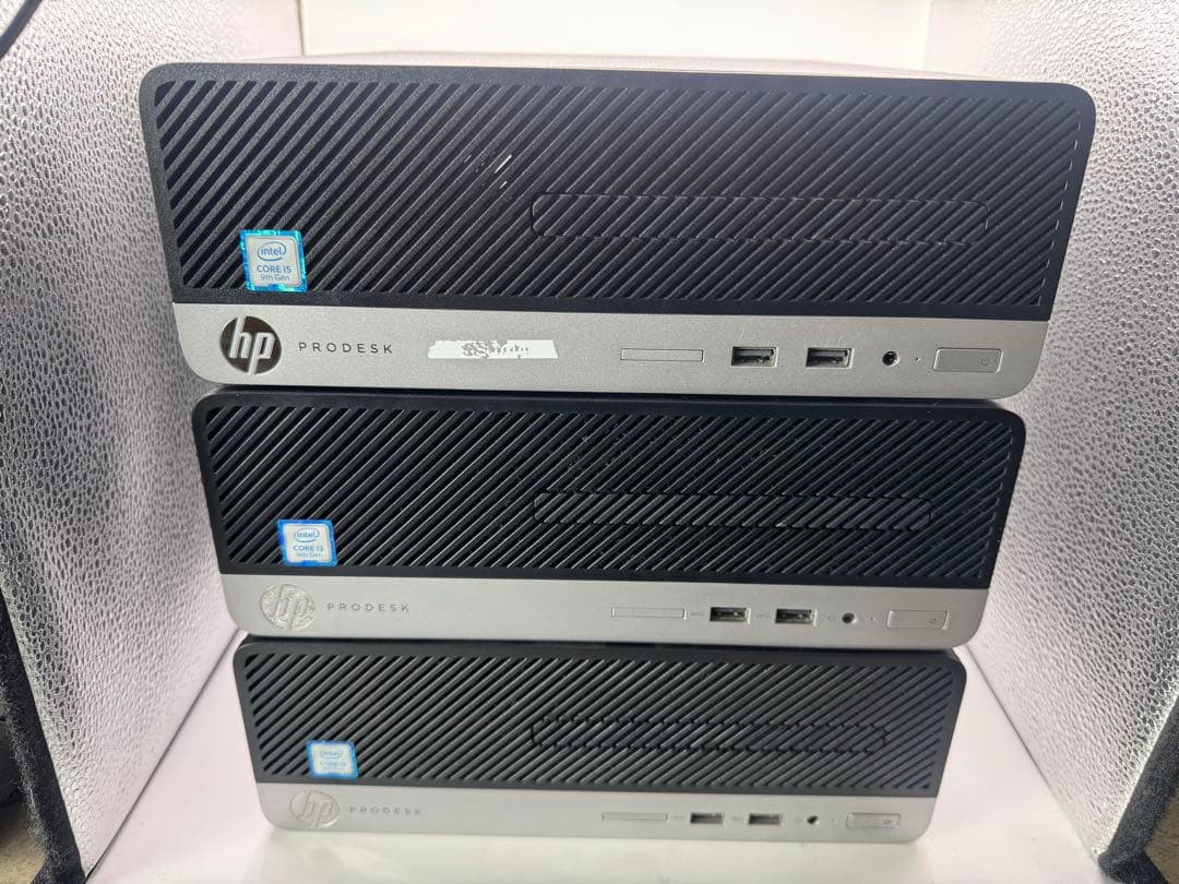 G*K様 HP ProDesk 400 G6 SFF 3台 企業買取 OS無 着
