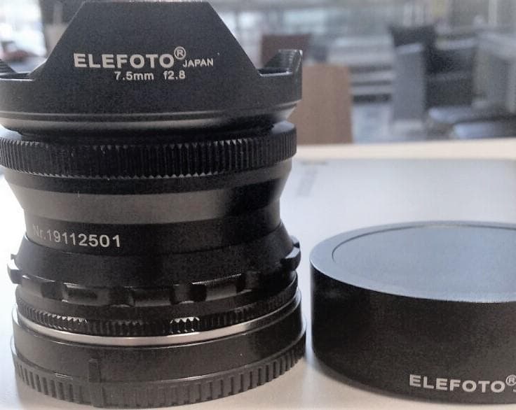 ELEFOTO 超広角レンズ７．５ｍｍ　ｆ２．８sony ＡＰＳ－Ｃ対応レンズ